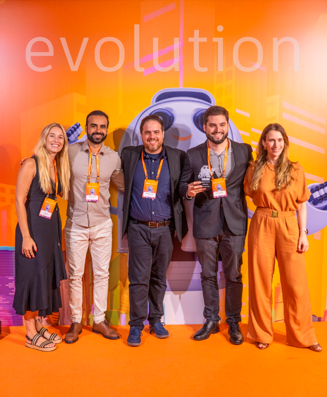Time da Prisma no evento Evolution
